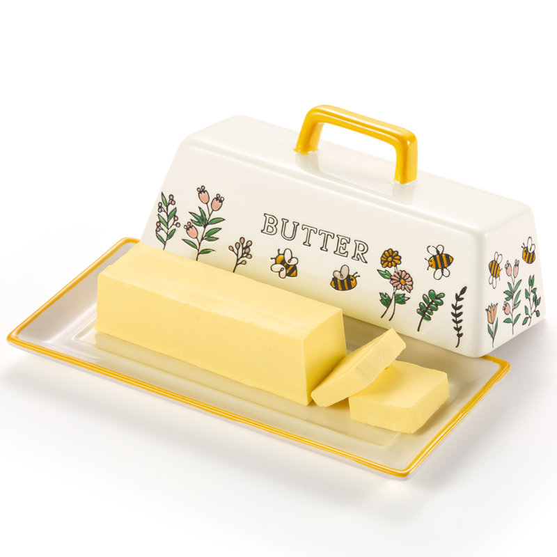  Beurrier en céramique