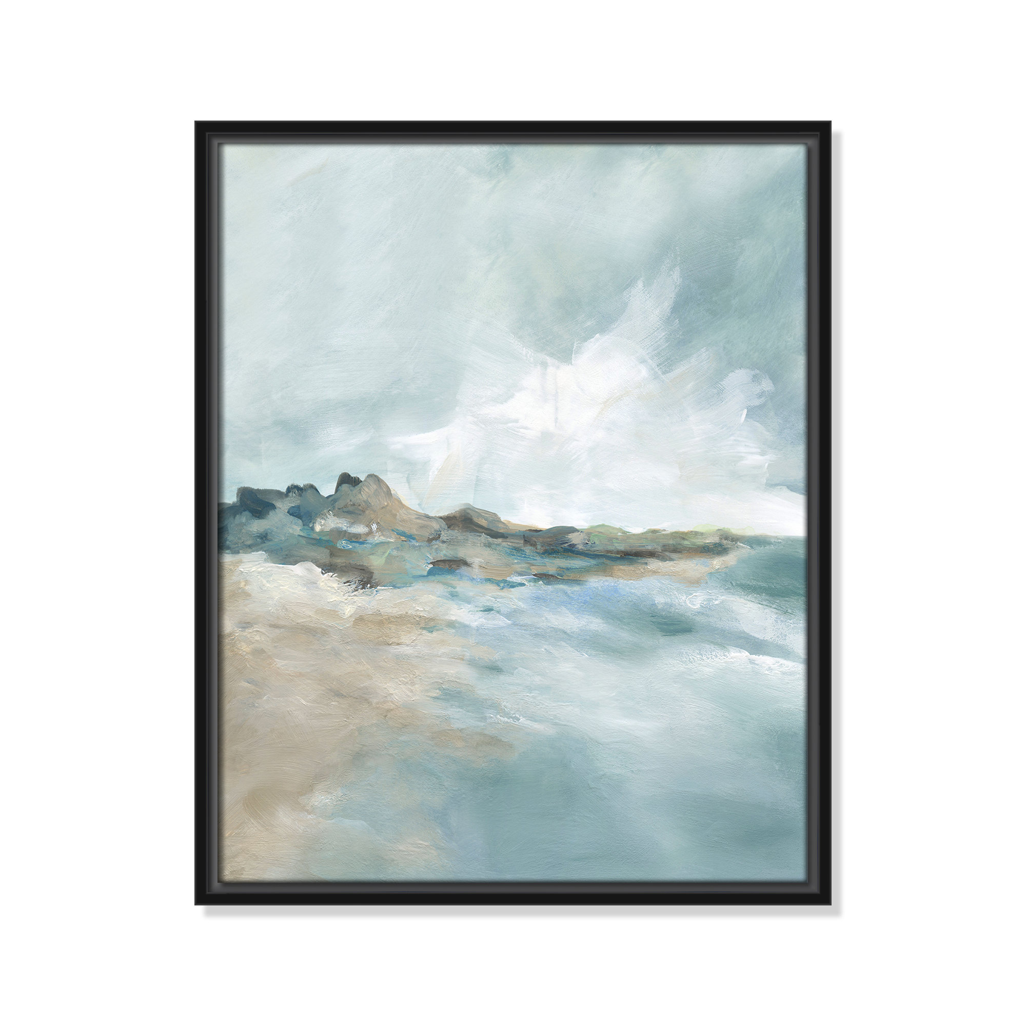 Sandpoint Print by Carol Robinson, 21.5" H x 17.5" W, Black