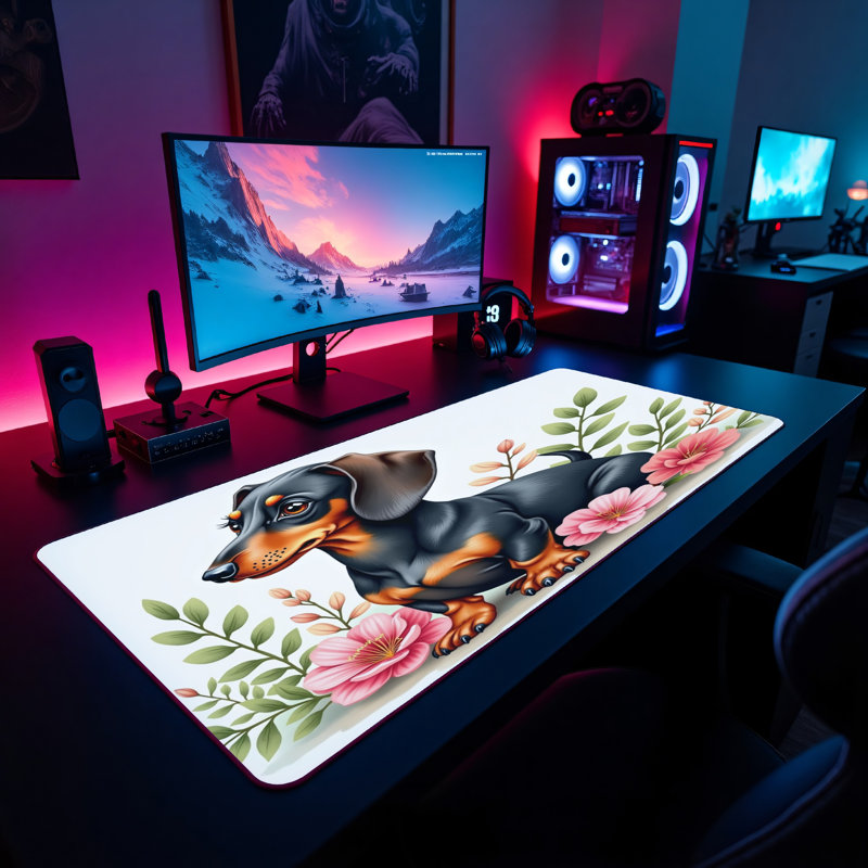 Polyester Desk Pad, 31.5x15.5