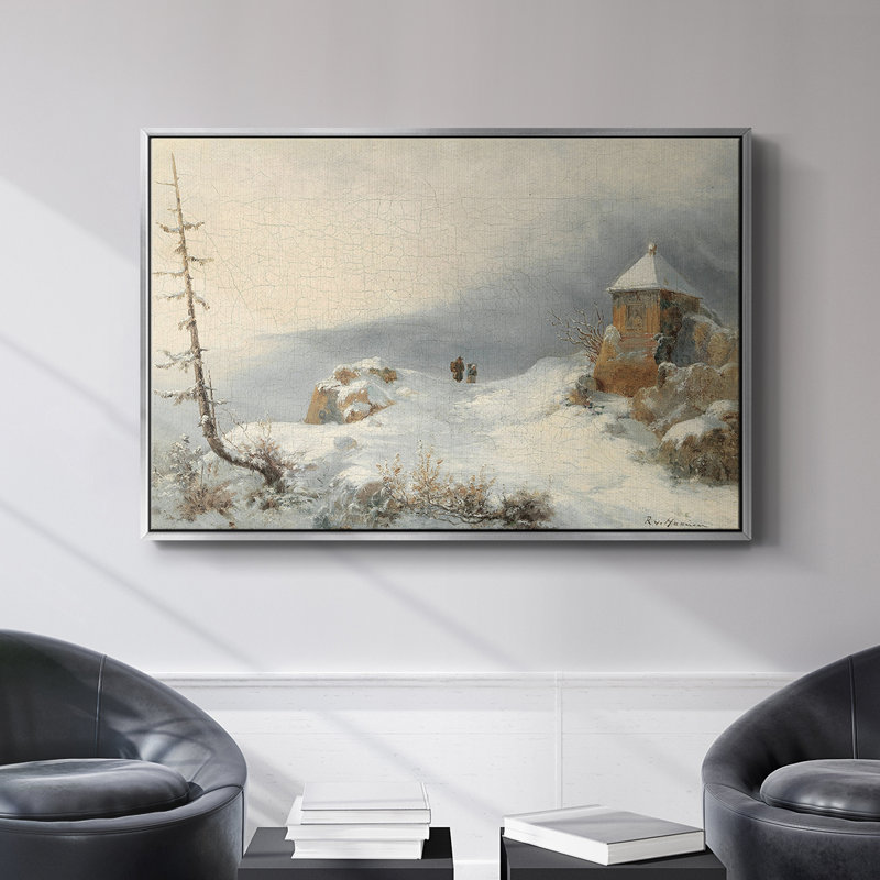 Paysage rétro - IDI II, Toile tendue, H 25 po x l 37 po x P 1,5 po