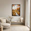 «Autumn Vineyard with Stone Cottage and Stream», art mural-1415695601