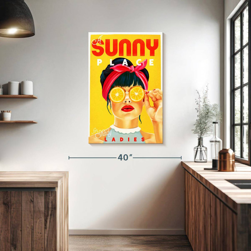 Leisha Sunny Shady Lady, H 39 po x l 26 po