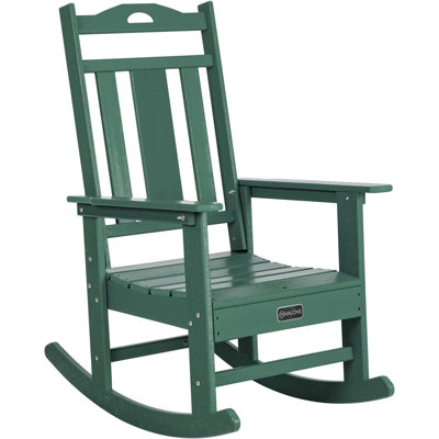Chaise berçante d'extérieur en PEHD Theado