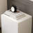 High Gloss 2-Drawer Nightstand With Warm Light