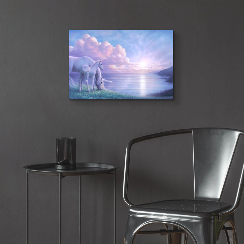 «Peace On Earth» par Kirk Reinert, H 16 po x l 24 po x P 0,2 po