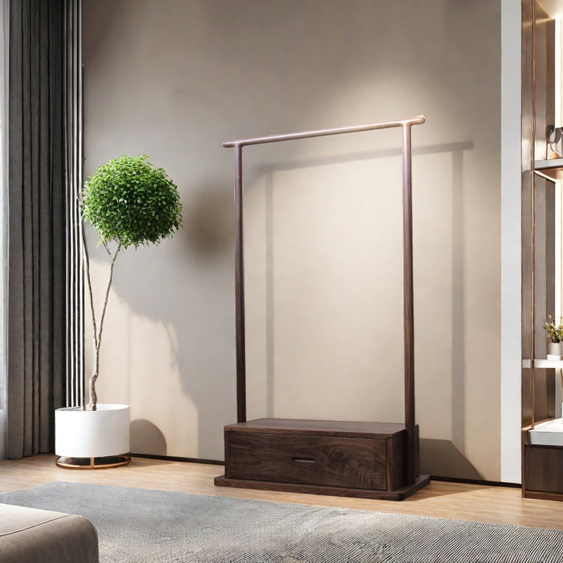 Portemanteau en bois massif Imported