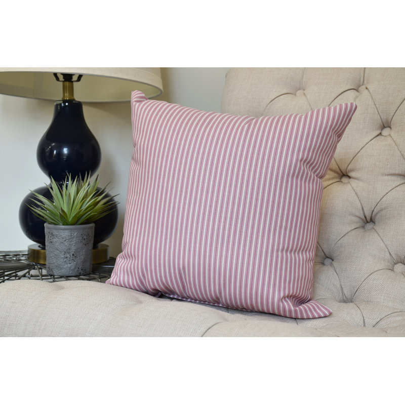 Farmers Market Striped Reversible Throw Pillow, Purple, 26" x 26"