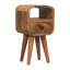 20cm W Solid Wood Bedside Table