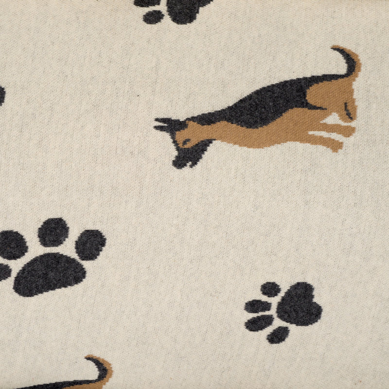 Lit pour animaux en coton, Moyen (l 24 po x P 16 po x H 6 po)