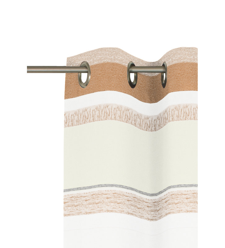 Pennington Room Darkening Curtain Single Panel, Orange, 135cm Width x 145cm Drop