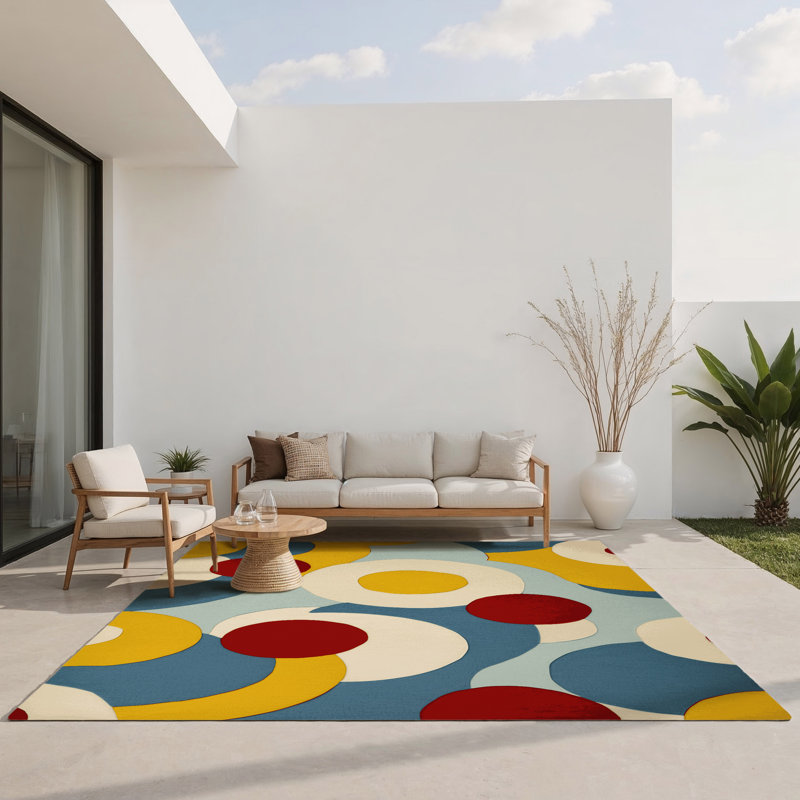 Tapis intérieur et extérieur Vibrant Beam, Rectangle 1 pi 6 po x 2 pi 6 po