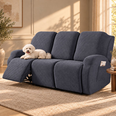Housse pour canapé inclinable extensible à 3 places Adamstown  
