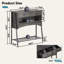 Buffet 2 tiroirs Iron Acton-1534018721