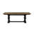 Sonntag Extendable Rubberwood Solid Wood Trestle Dining Table