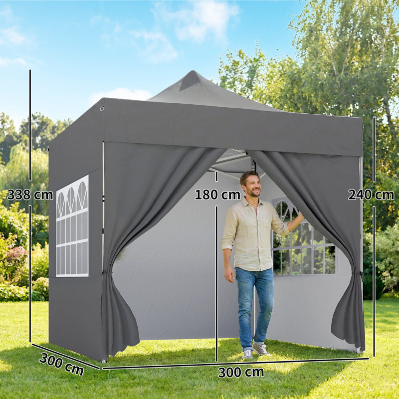 Pop Up Canopy, Grey