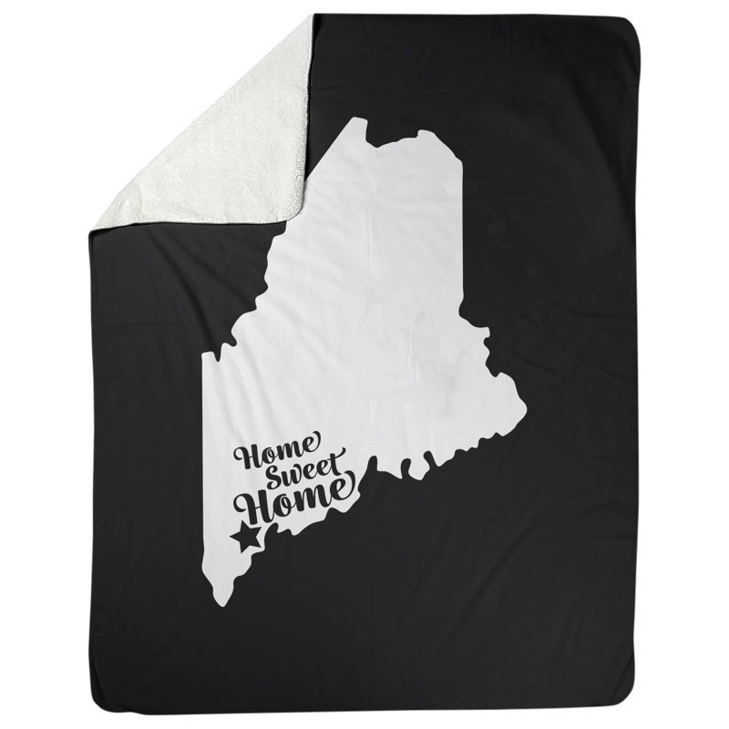 Couverture polaire pour la maison portland, 60 po x 80 po, Noir