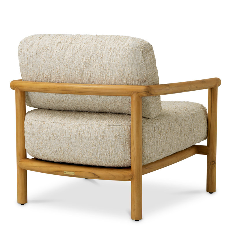Ombria Outdoor Teak Lounge Chair