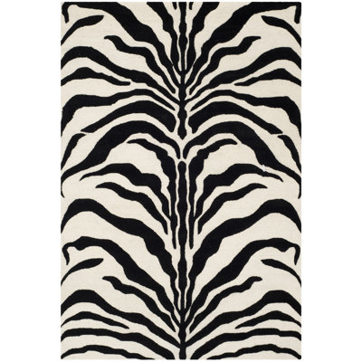 Cambridge Hand Tufted Wool Animal Print Rug