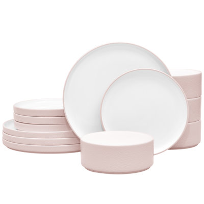 Noritake Colortex Stone 12-Piece Dinnerware Set, Service for 4