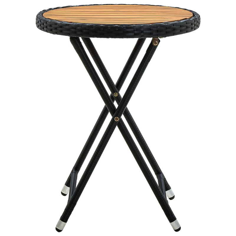 Table basse pliable Clouse, Noir