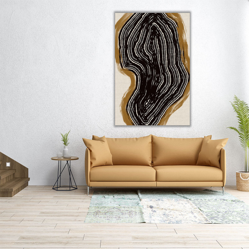 Mod Abstract 5 - reproduction d'art sur toile, H 18 po x l 12 po