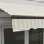 Auvent de patio rétractable en polyester l 98,5 po x P 59 po Outsunny-98262357-112964796-112964798