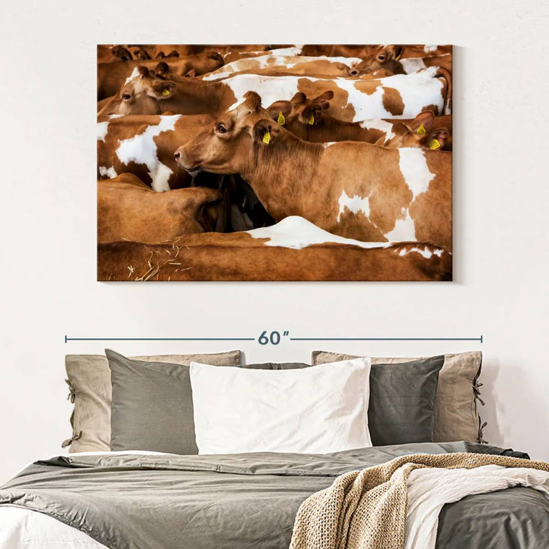 Brampt Guernsey Cows, 34" H x 51" W