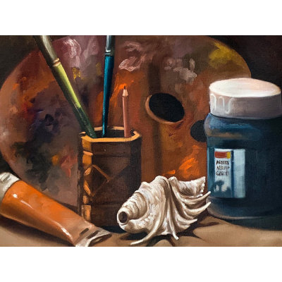 Still Life Art Materials | Mk Goyal | Oil Painting