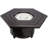 Silver Hexagonal Aluminum Propane Smokeless Fire Pit Table with Hidden Fuel Tank