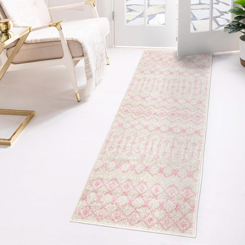 Abstract Indoor Rug, Runner 2' x 8'