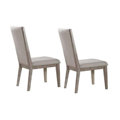 Chaise de salle à manger en tissu Rocky (ensemble de 2)