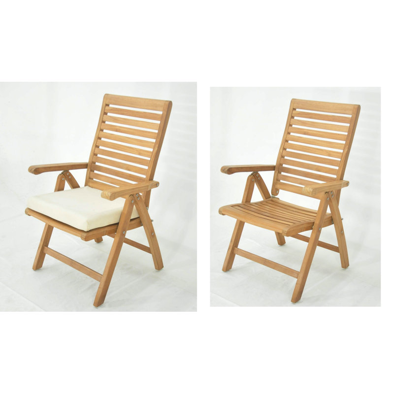 Tre 10 - Person Teak Wood Patio Dining Set with Oval Table, 30.5" H x 117" L x 42.5" W, 10