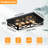 6-Light Square Flush Mount Ceiling Light