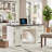 Ohana 58'' W Rectangle Computer Desk with Storage Cabinet and Drawers, Workstation for Office Home-926011654