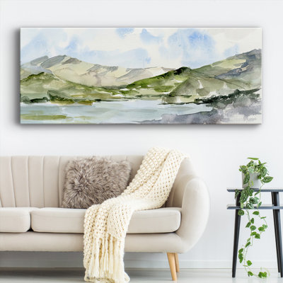 Serene Mountains I sur toile