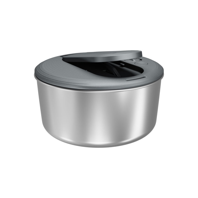 Zyliss Stainless Steel Salad Spinner, 12.8cm H x 23.2cm W