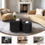 Ensemble de 2 tables basses gigognes