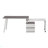 Rotating Multi-Positional Modern Desk