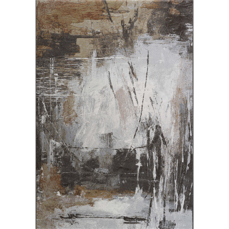 Clymer Abstract Area Rug, Rectangle 120 x 170cm