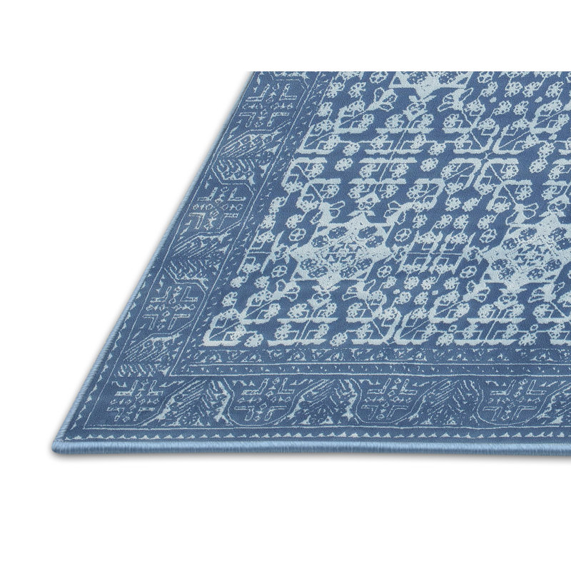 Tapis bleu, Rectangle 5 pi x 7 pi