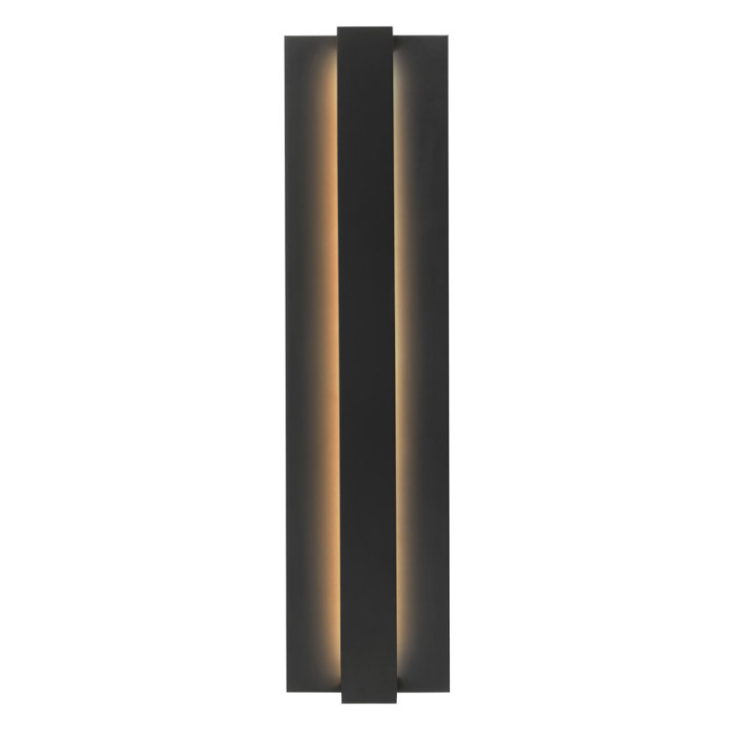 Windfall LED Outdoor Sconce, Black