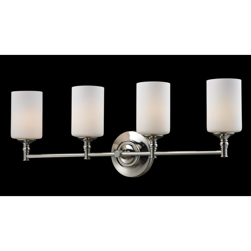 Éclairage pour salle de bain 4 lumières Eichhorn, Chrome