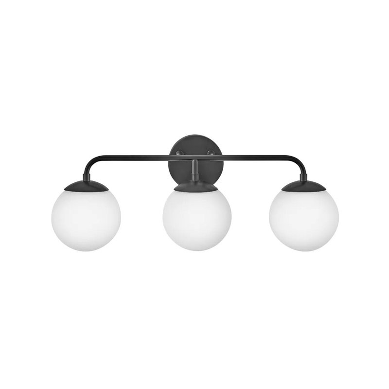 Kobie 3 - Light Dimmable Vanity Light, Black
