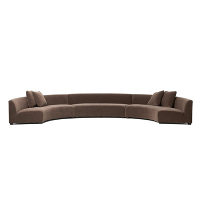 Leia Upholstered Curved Sectional