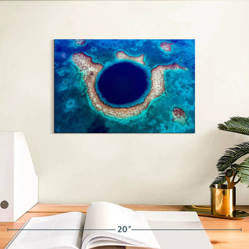 Antenne Tergel Great Blue Hole, H 8 po x l 12 po