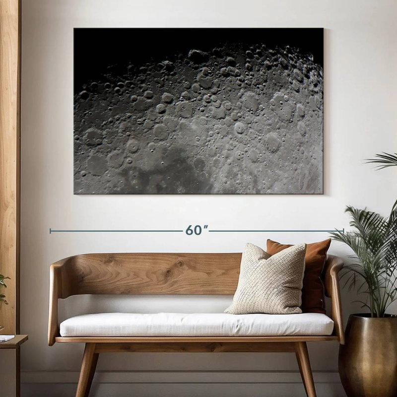 Oberle Moon Surface, 34" H x 51" W