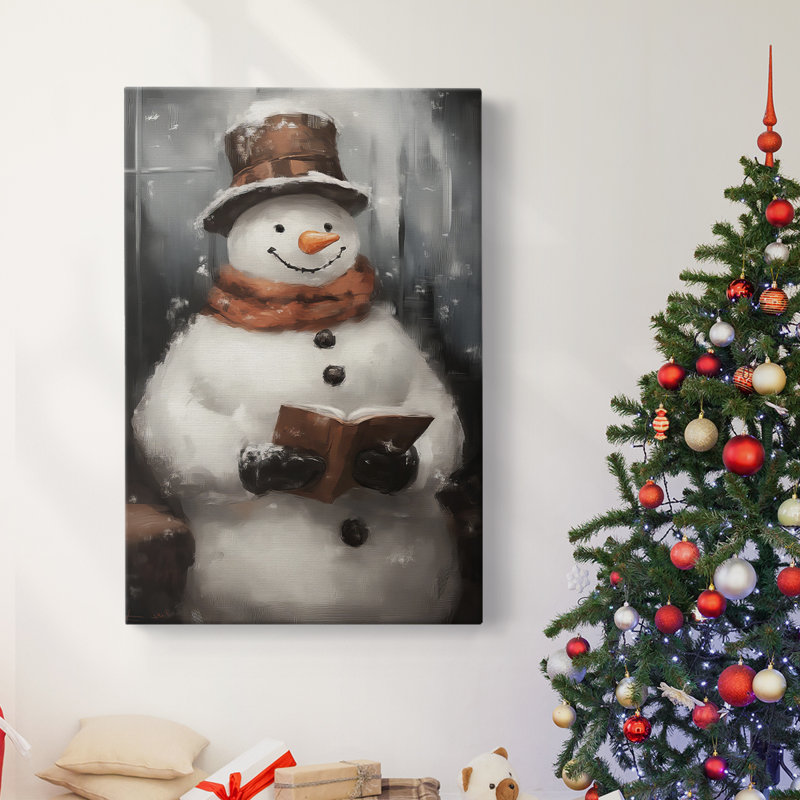 Art des Fêtes de Noël - Toile tendue avec châssis - Série 2-CXL III, H 27 po x l 18 po