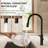 Dual-Function Single-Handle Pull-Down Kitchen Faucet with Swivel Spout-125426647