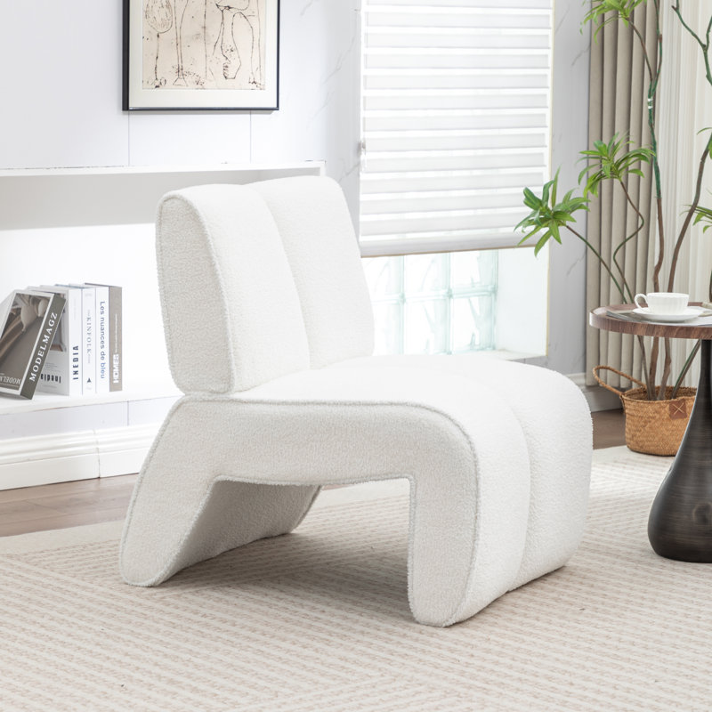 Chaise d'appoint Mathias, Blanc