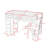 Helmtrude Twin 6 Drawers Loft Bed with Built-in-Desk by Harriet Bee-1783929676